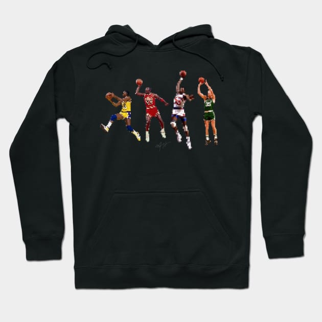 Legendary Pixels: 80s Ballers Hoodie by maersky